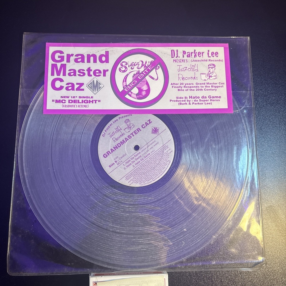 Grandmaster Caz Mc Delight Casanova's Revenge 12" Excellent Vinyl